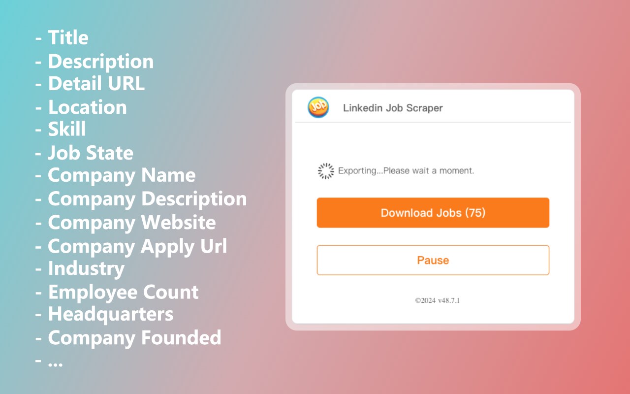 ScrapeJob - Linkedin Job Scraper