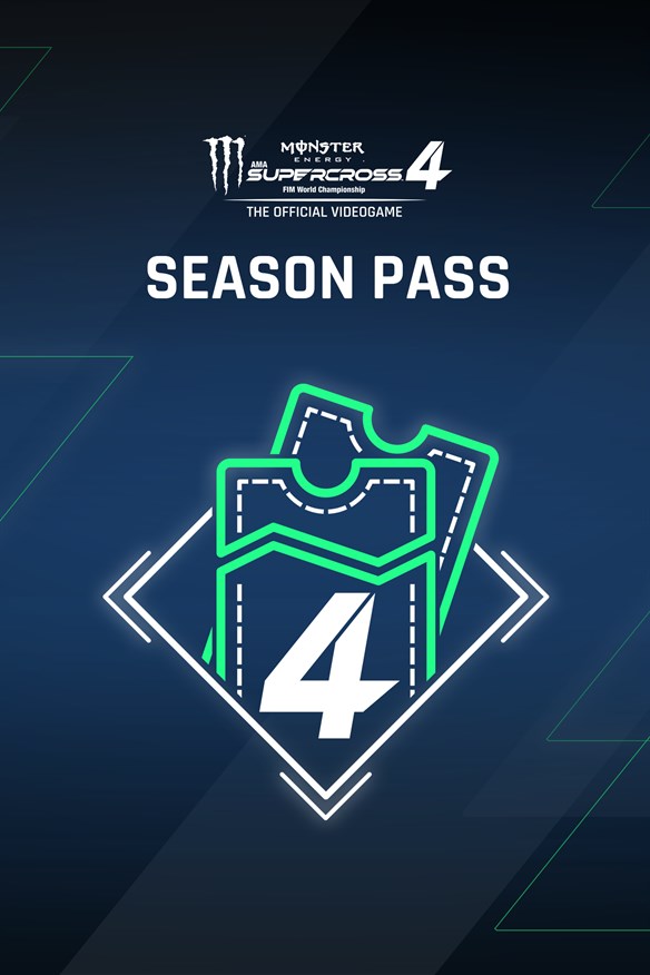 Monster Energy Supercross 4 - Season Pass - Xbox Series X|S Xbox Series X|S and Xbox One cover art