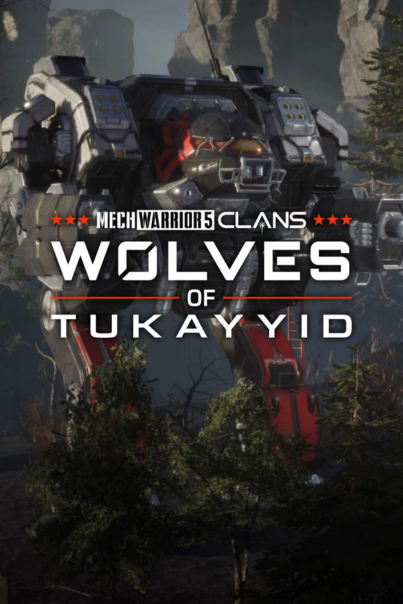 MechWarrior 5: Clans - Wolves of Tukayyid Xbox Series X|S and Xbox One cover art