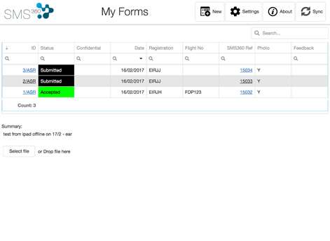 SMS360 My Forms Screenshots 1