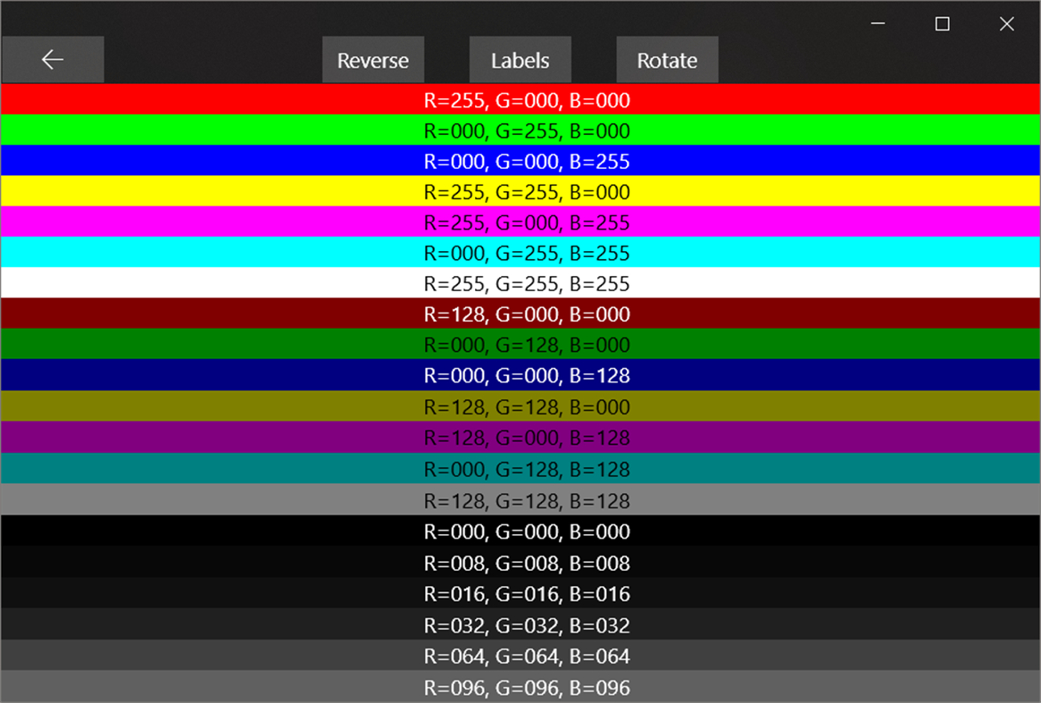 #3. MultiMonitor SMPTE ColorBars (Windows) 由: Paul Ghilino