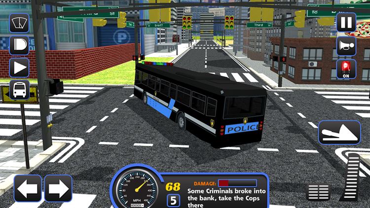 【图】Police Bus Staff Duty Transport 3D – Pick and Drop(截图3)