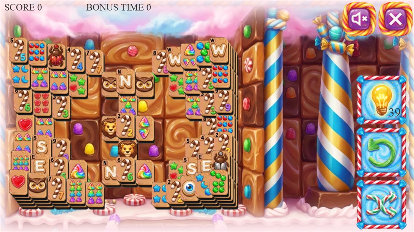 #2. Mahjong Candy (Windows) By: Cowcona
