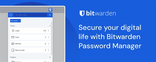 Bitwarden Password Manager marquee promo image