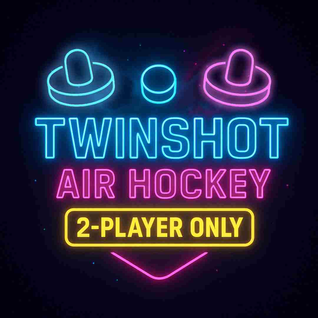 Twinshot Air Hockey: Instant 2-Player Action
