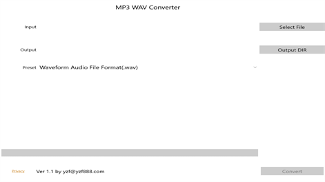 MP3 WAV Converter Screenshots 1