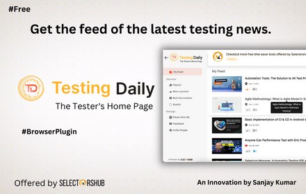 Testing Daily | The Tester's Home Page small promo image