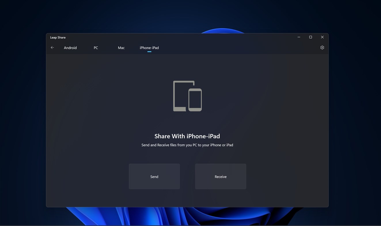 #2. Leap Share File Transfer to Any Device (Windows) Door: Define Studio