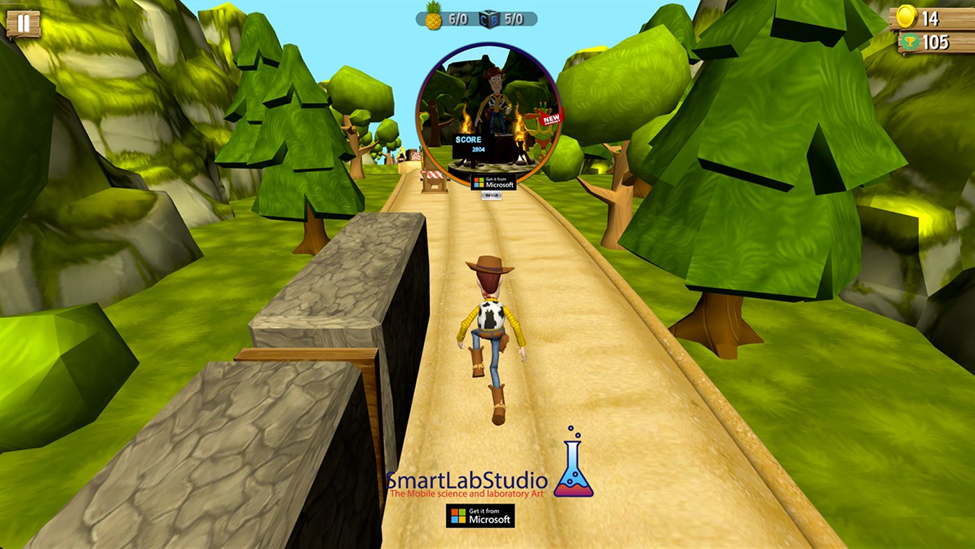 #3. Go Woody Run - Jungle Adventure (Windows) 由: SmartBrainLAb