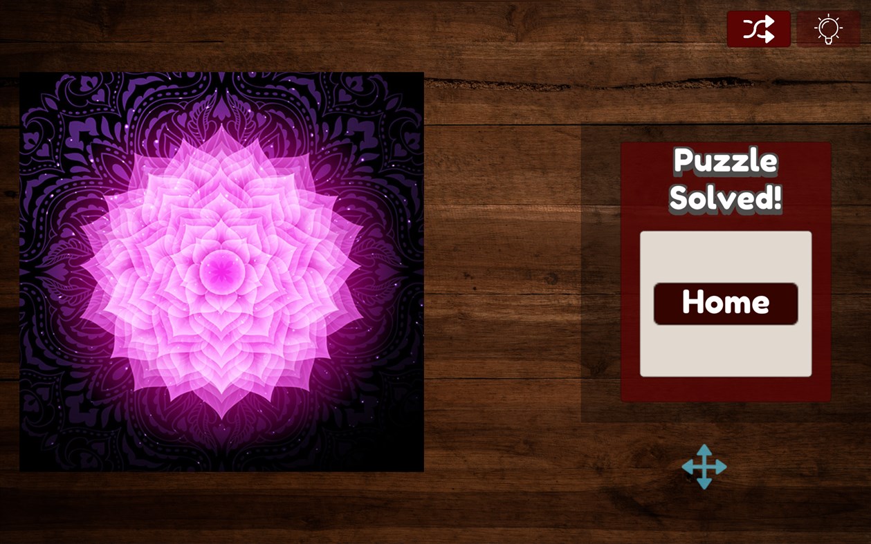 #1. MANDALA Jigsaw Puzzles - AntiStress & Relaxing Game (Xbox) By: NovaSoftwares