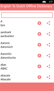 English To Dutch Dictionary Translator screenshot 2
