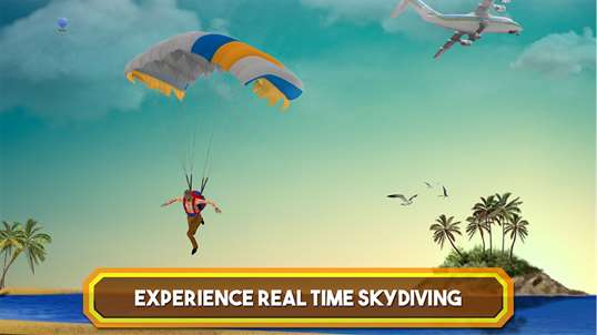 Tourist Plane Flight Simulator - Islands Skydiving screenshot 4