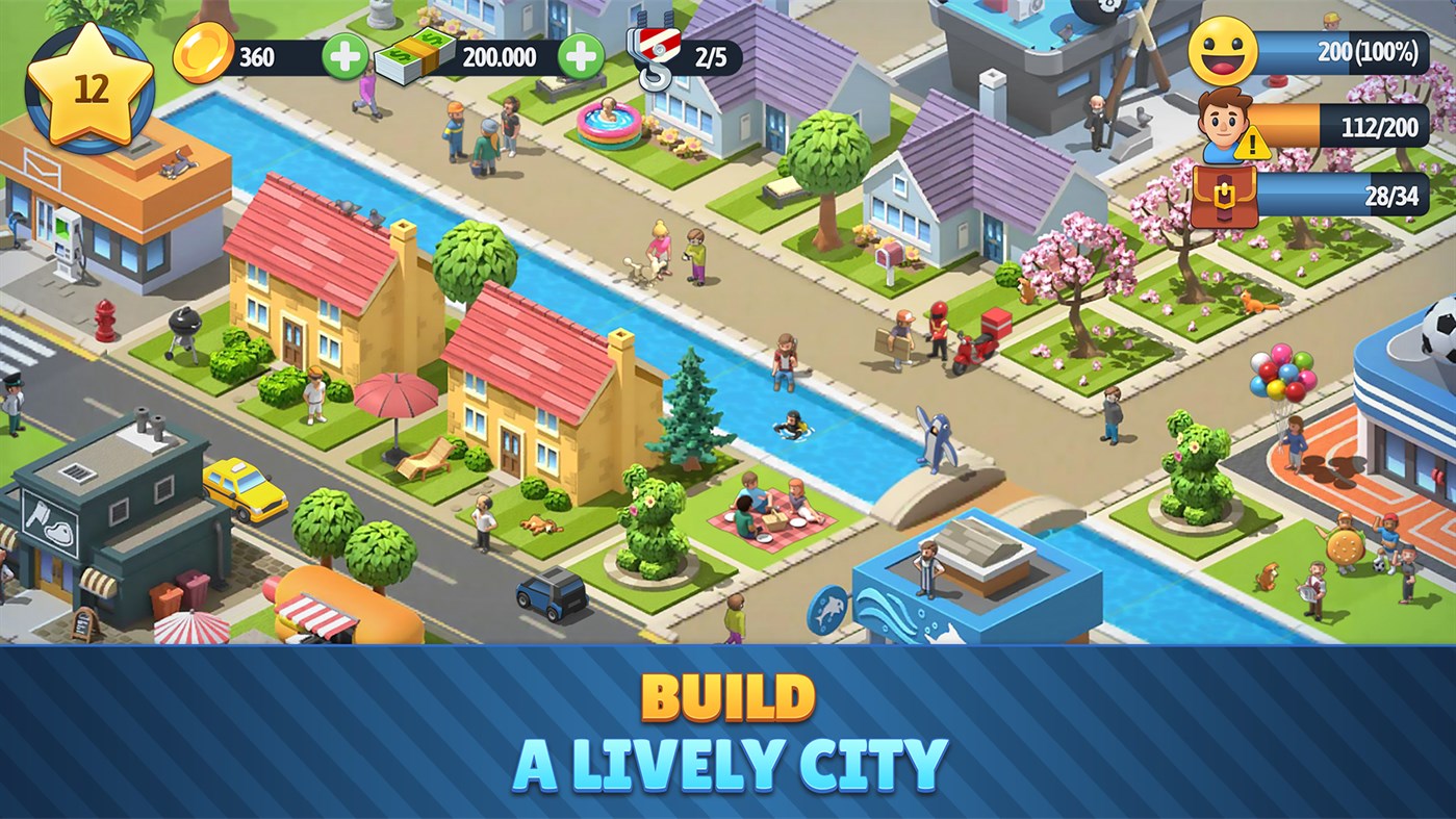 #1. City Island 6: Building Town (Windows) Ved: Sparkling Society Games B.V.