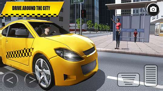 Modern Taxi Simulator Car Driver 3D 2019 screenshot 4