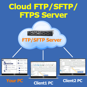DriveHQ Cloud FTP/SFTPサーバー