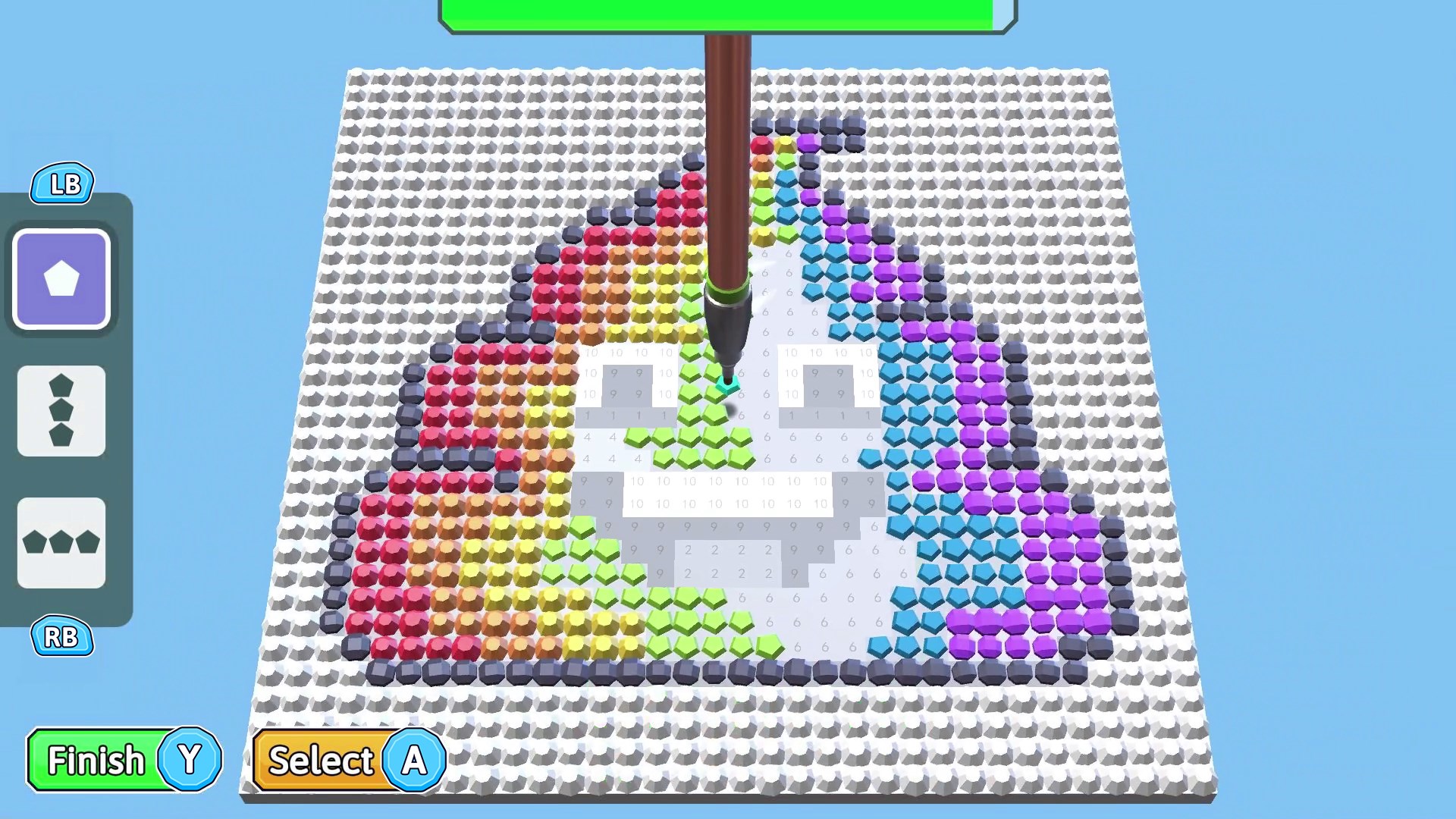 多樣化的畫作選擇介面