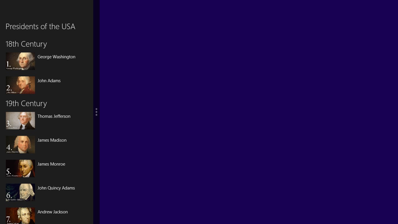 #3. USA Presidents (Windows) By: GdB