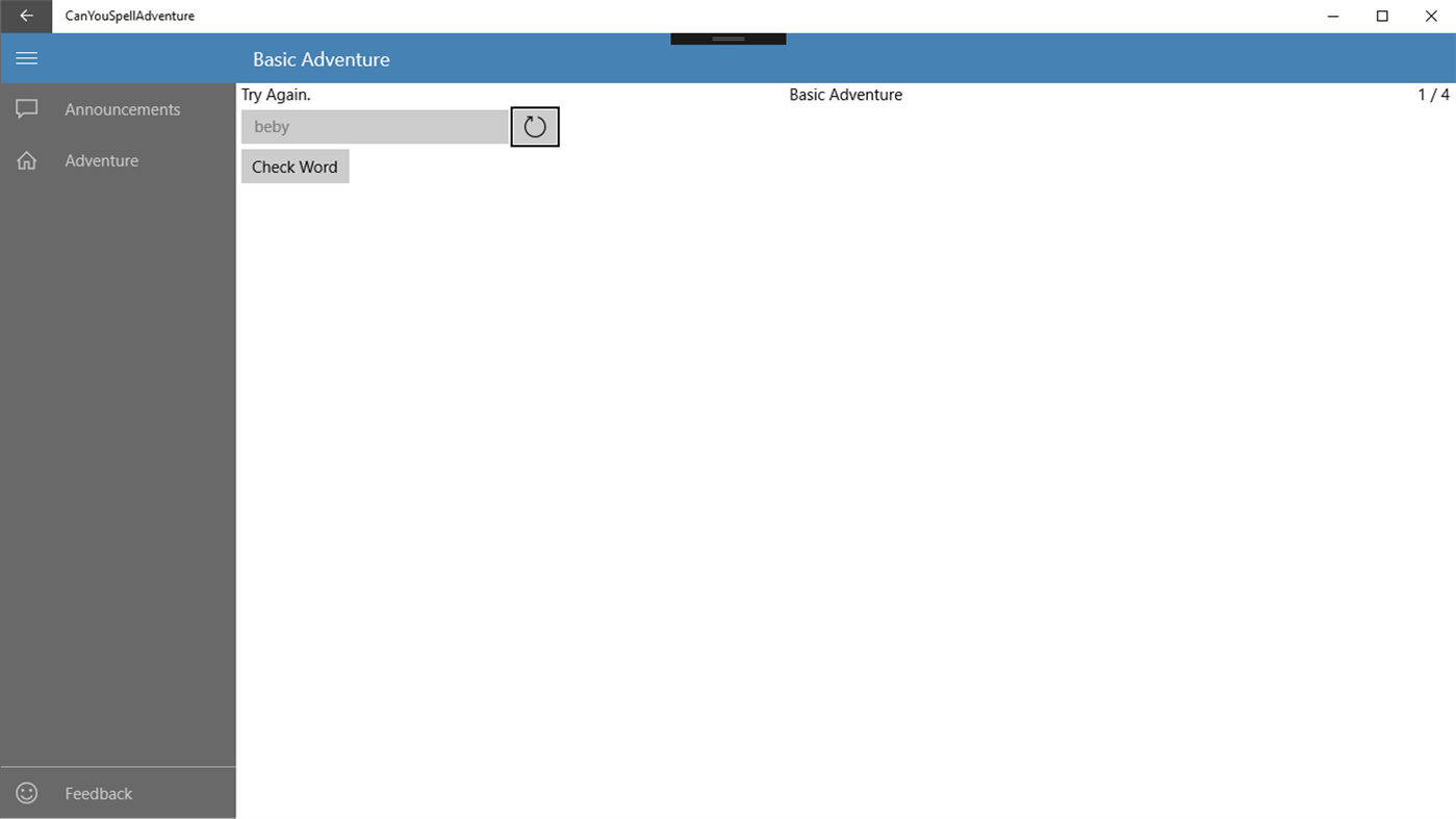 #3. CanYouSpellAdventure (Windows) 由: eLadtronics