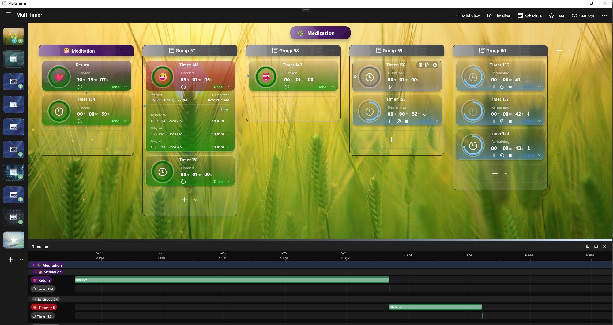 MultiTimer screenshot