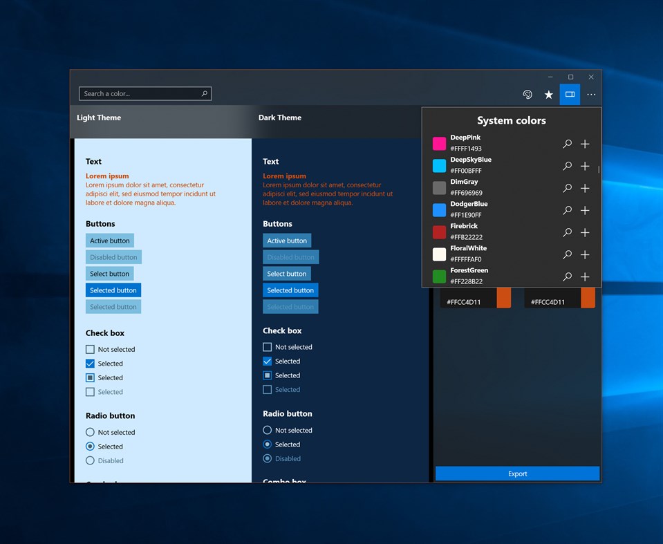 #4. Universal colors (Windows) By: Luca Lindholm