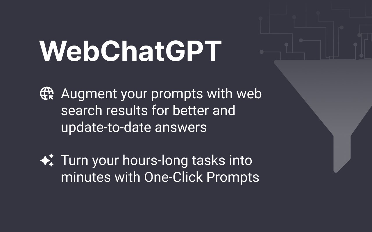 WebChatGPT: ChatGPT with internet access