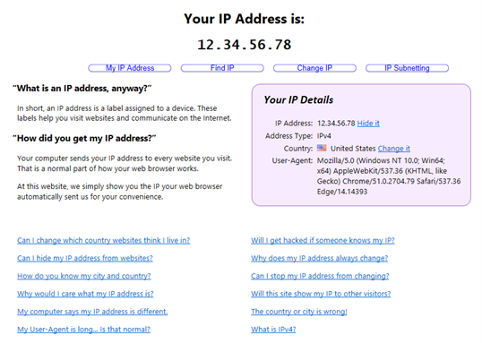 Find IP Address screenshot 1
