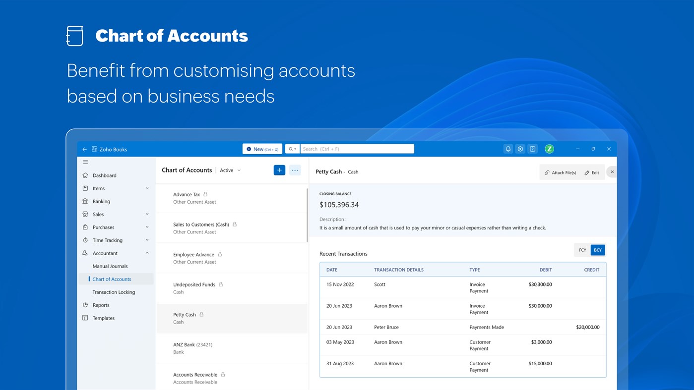 #1. Zoho Books - Accounting Software for Businesses (Windows) Göre: Zoho Corp