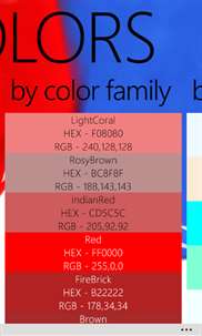 Web Colors. screenshot 3