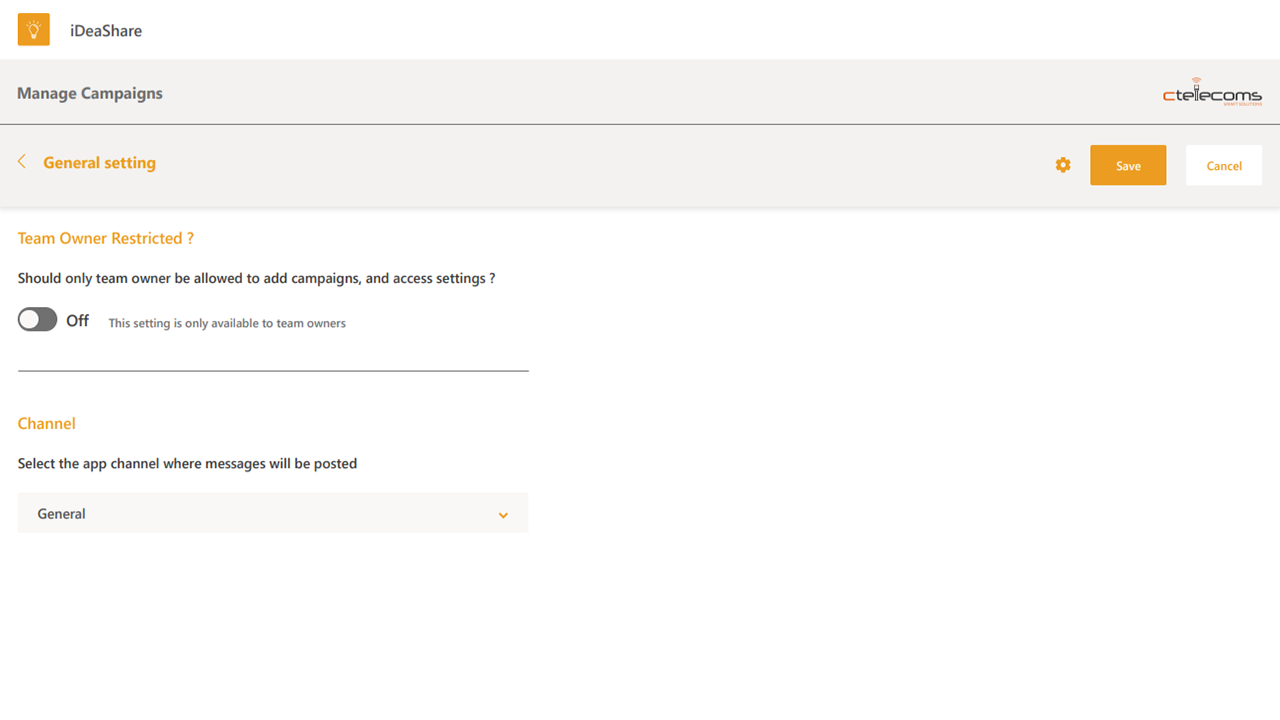 Snapshot 2 of Idea Share