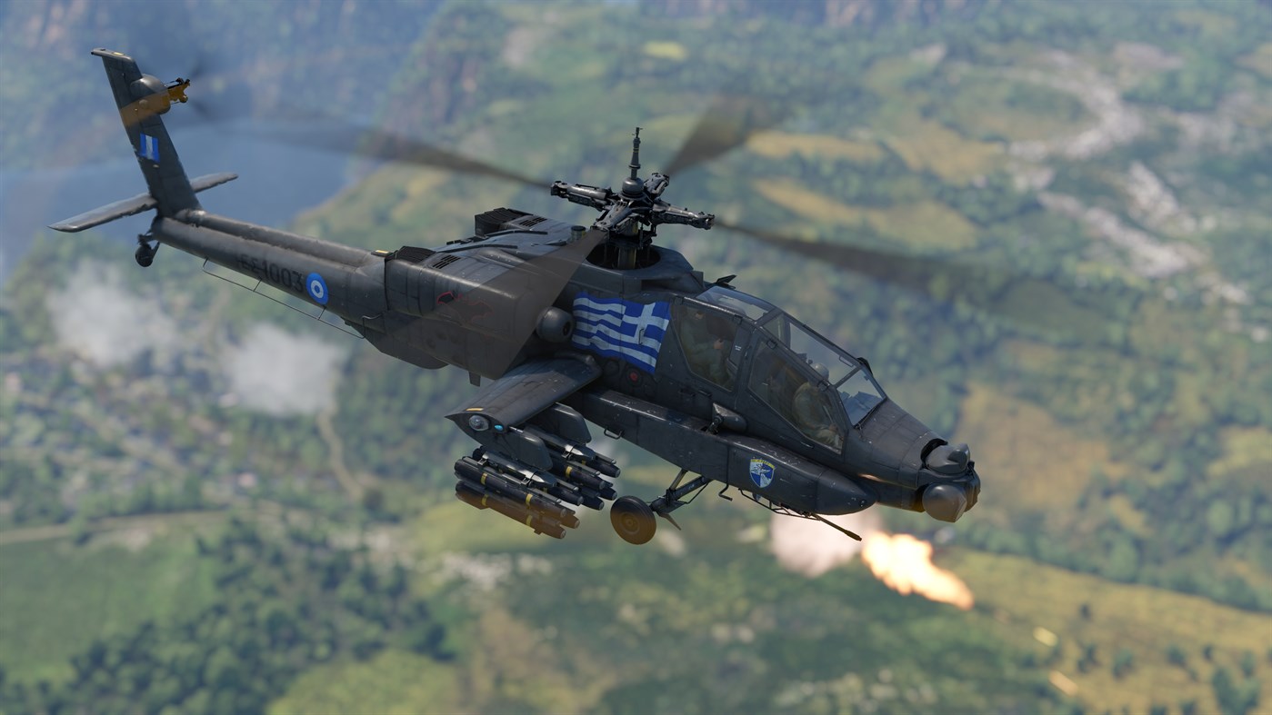 #5. War Thunder - Greek AH-64A Apache (Windows) Podle: Gaijin Distribution Kft