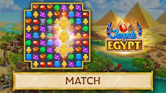 Jewels of Egypt: Match Game screenshot