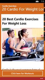20 Cardio Exercises For Weight Loss screenshot 2