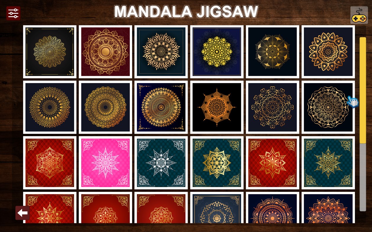 #8. MANDALA Jigsaw Puzzles - AntiStress & Relaxing Game (Xbox) By: NovaSoftwares
