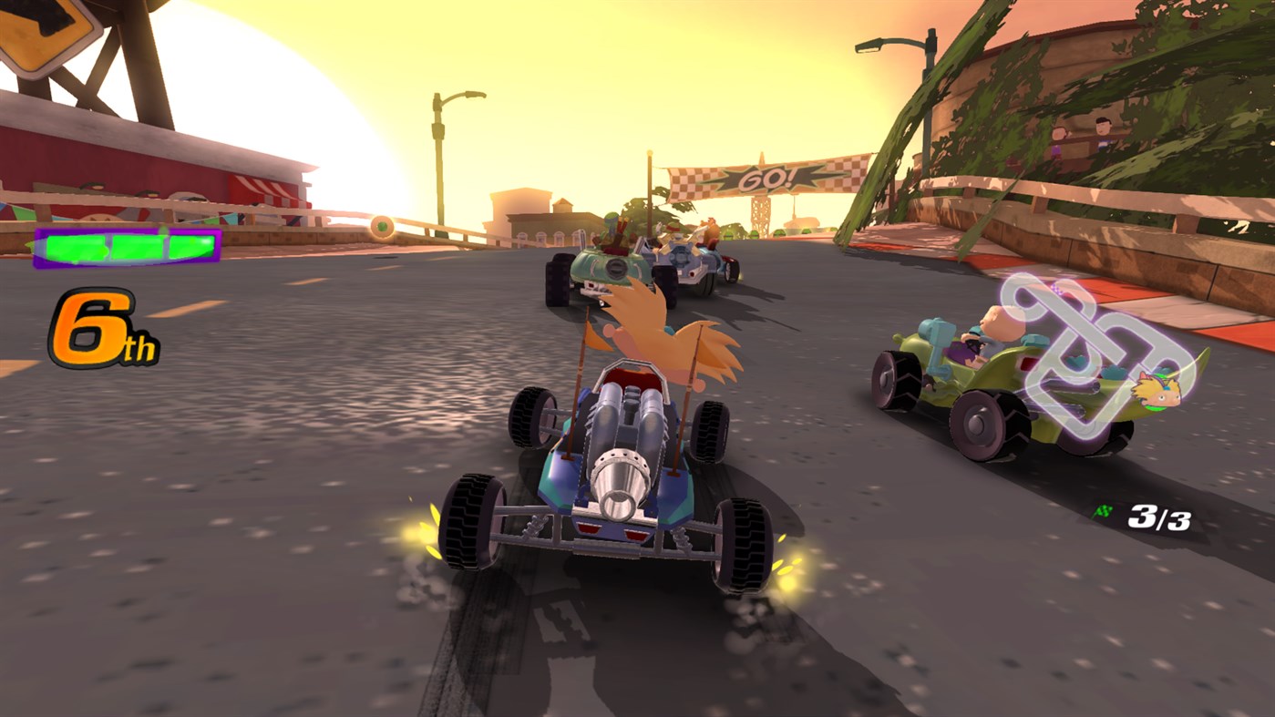 #6. Nickelodeon Kart Racers (Xbox) Által: GameMill Entertainment