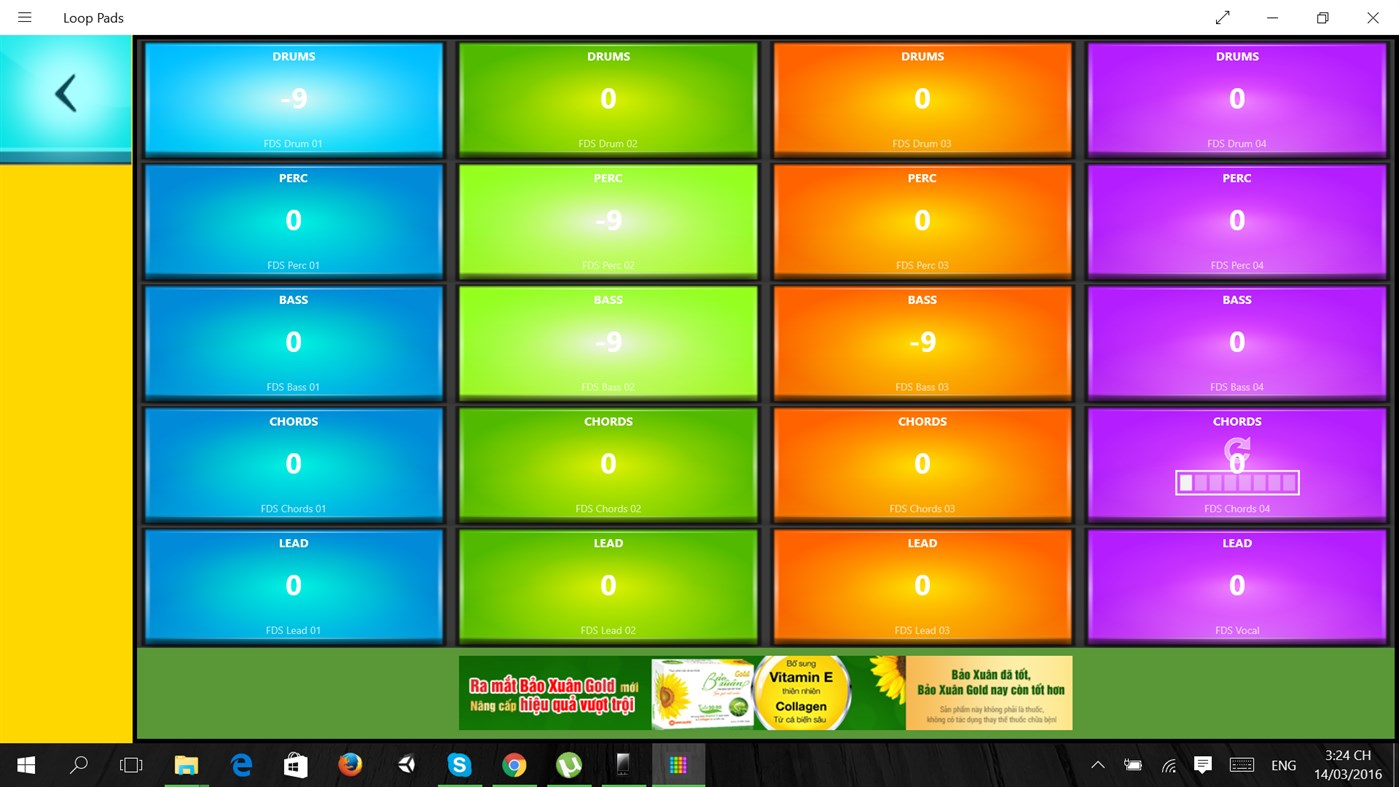 #3. Electric Loop Pads (Windows) By: JetSoft Studio