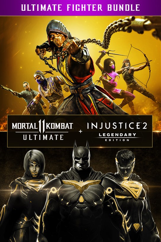 Kaderopname van Mortal Kombat 11 Ultimate + Injustice 2 Leg. Edition-bundel