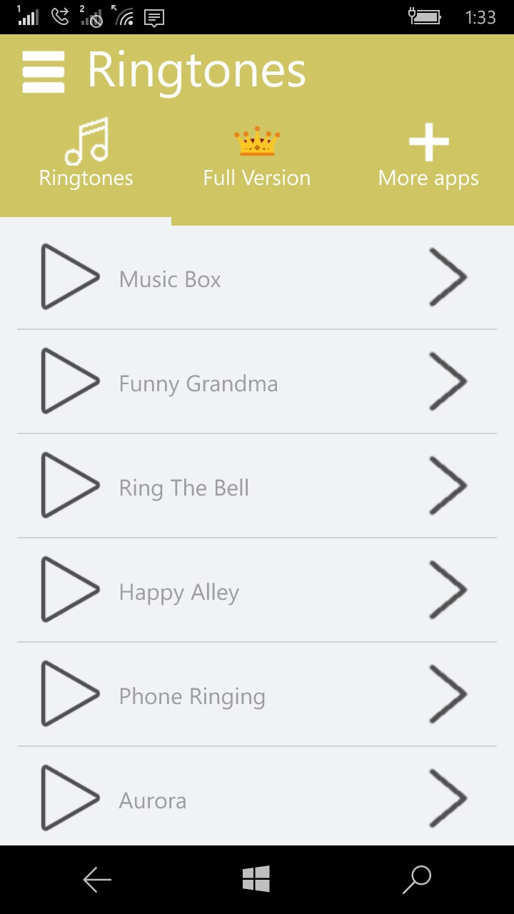 Captura de Pantalla 4 Cool Sounds Ringtones windows