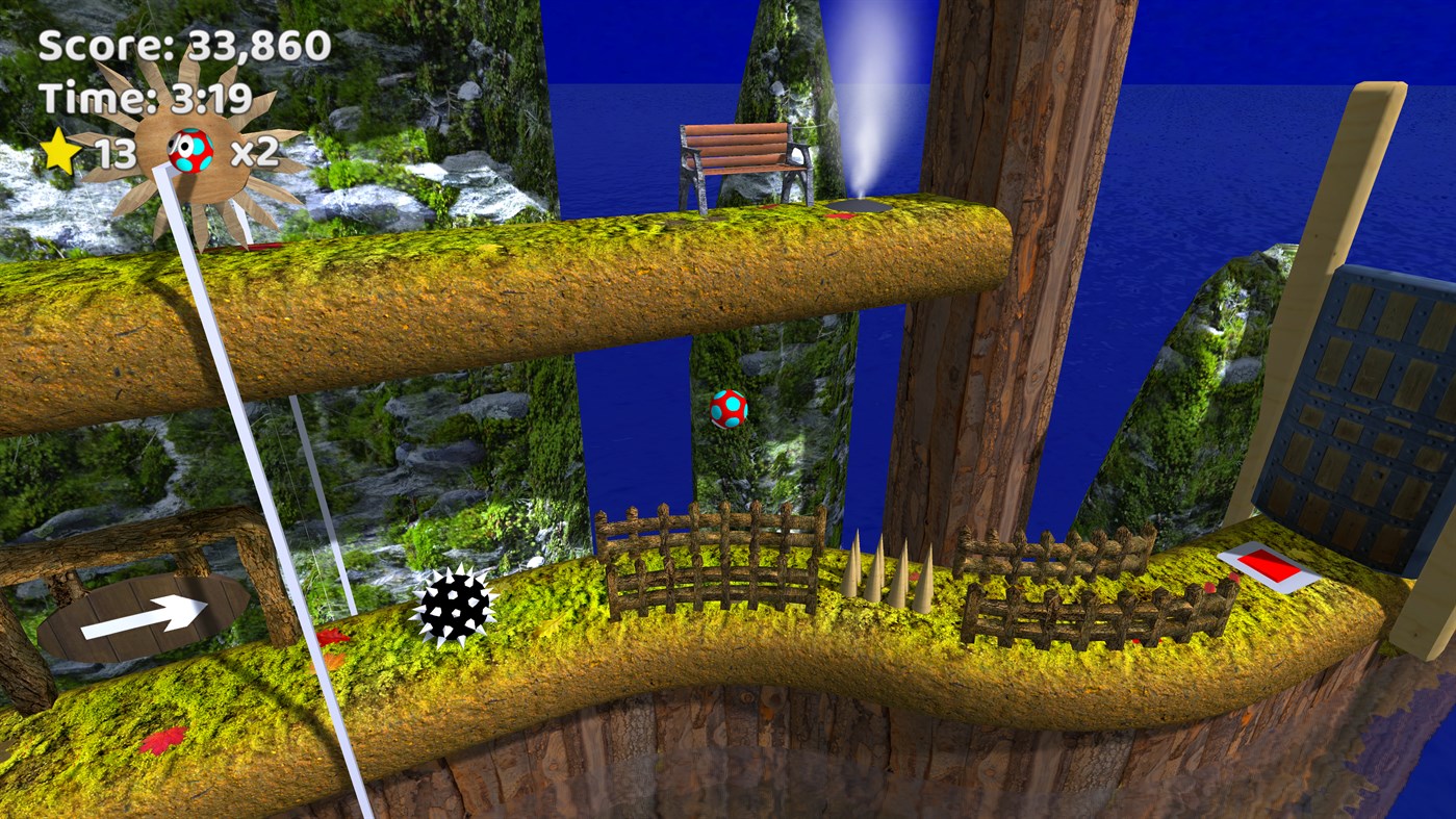 #3. On A Roll 3D (Xbox) De: Battenberg Software