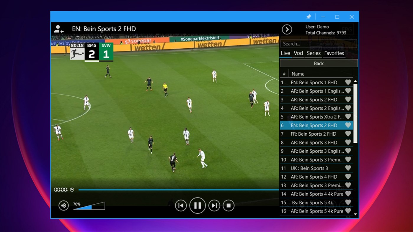 #1. IPTV Player Pro: Epg, Favorite, Recorder (Windows) By: Discover_App