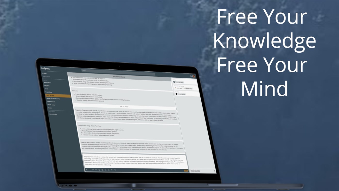 #5. ArcaNotes (Windows) By: ArcaNotes