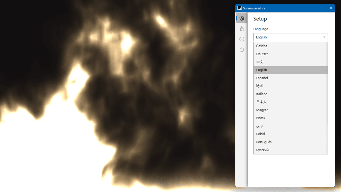 #5. ScreenSaverFire (Windows) By: Valaut