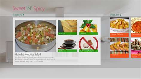 Sweet'N'Spicy Veg Recipes Screenshots 1