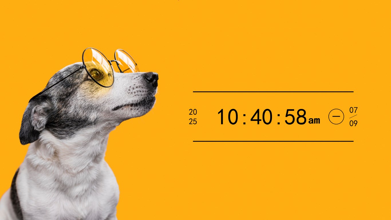 Live Clock Wallpaper screenshot
