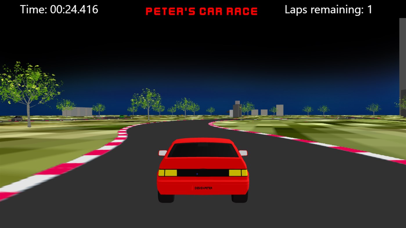 #2. Peters Car Race (Windows) Podle: designpeter