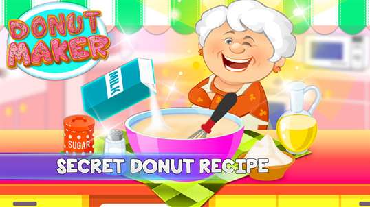 Donut Maker - Crazy Chef Cooking Game for Kids screenshot 2