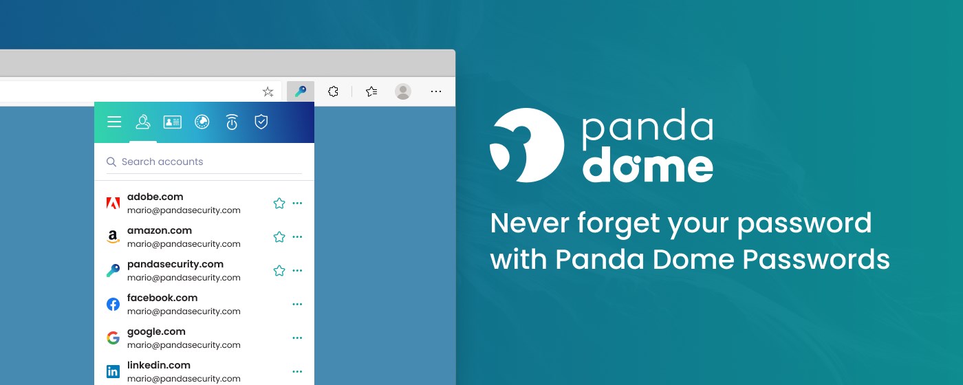 Panda Dome Passwords marquee promo image