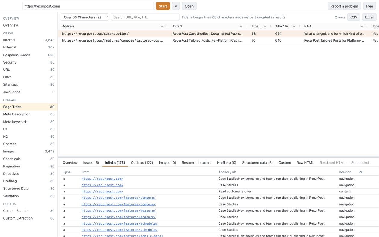 #5. SiteMoth (Windows) Av: RecurPost