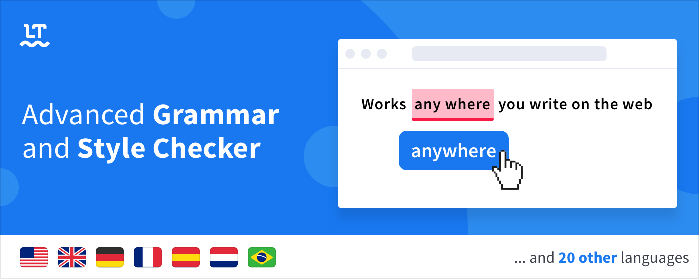 Grammar Checker & Paraphraser – LanguageTool promo image