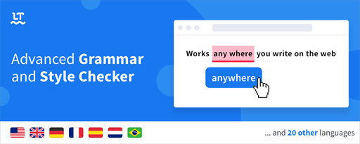 AI Grammar Checker & Paraphraser – LanguageTool marquee promo image