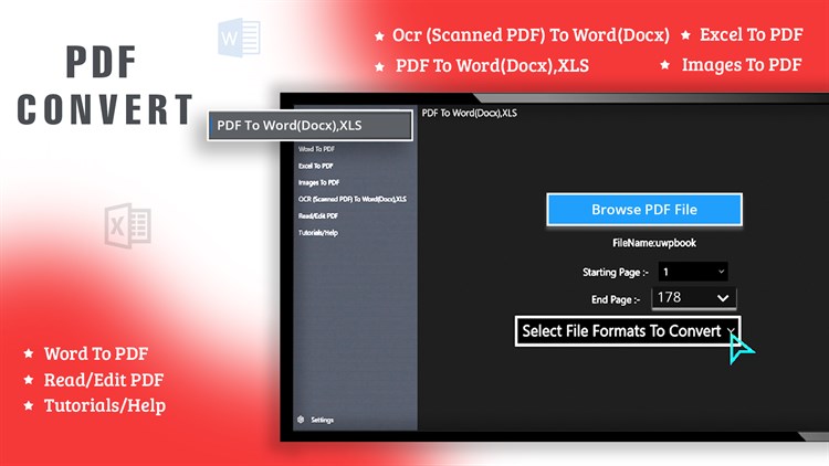 PDF Converter: PDF File Converter - PC - (Windows)